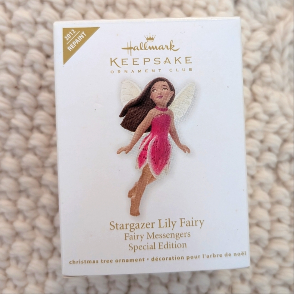 Hallmark Keepsake Stargazer Lily Fairy Ornament
